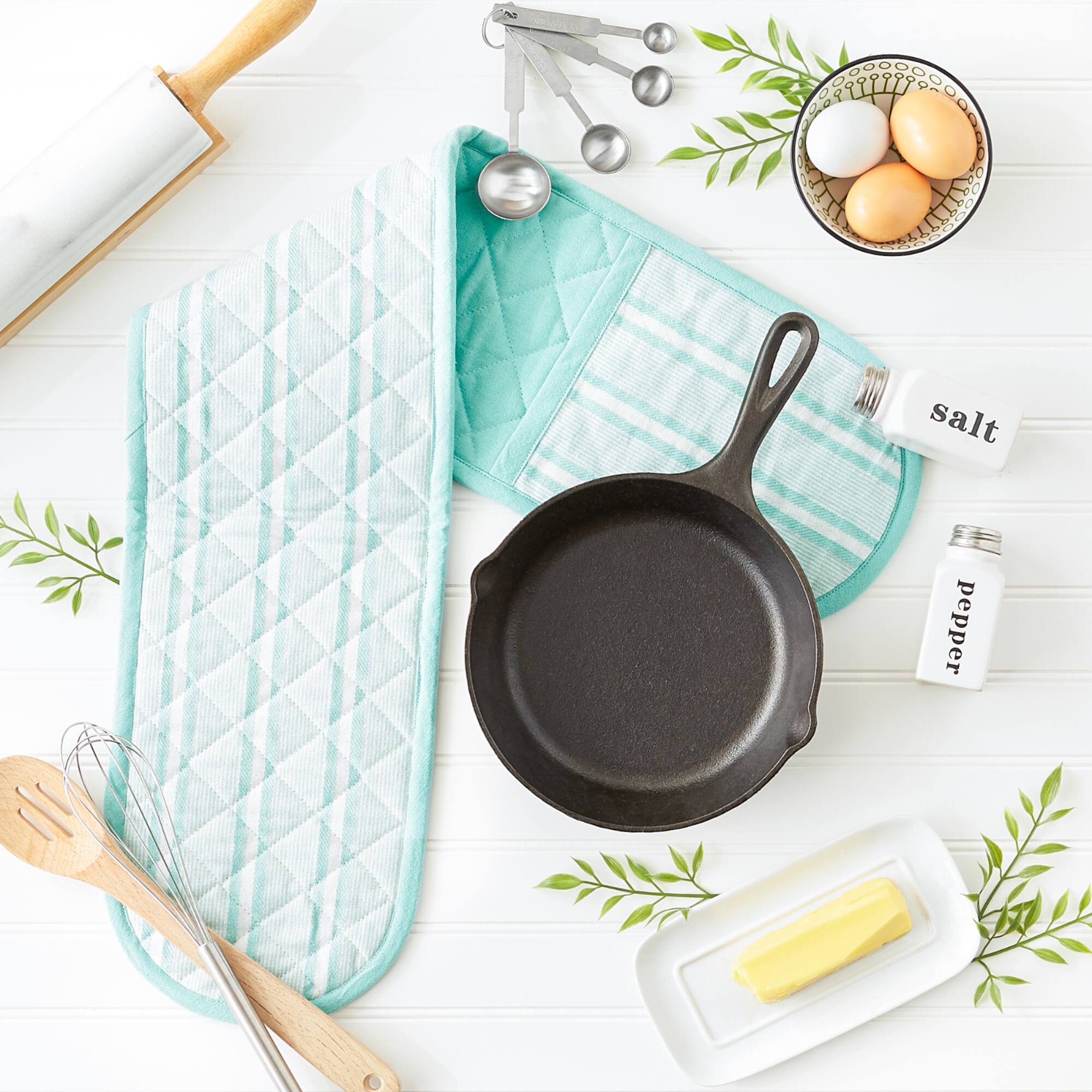 DII® Chef Stripe Double Oven Mitt